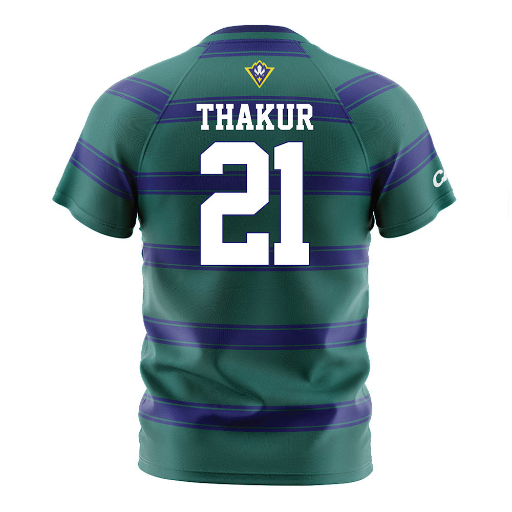 UNC Wilmington - NCAA Men's Soccer : Rohit Thakur - Teal Soccer Jersey