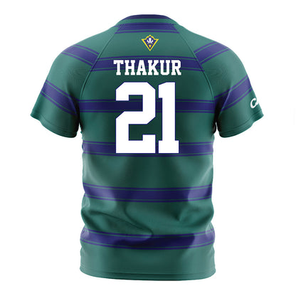 UNC Wilmington - NCAA Men's Soccer : Rohit Thakur - Teal Soccer Jersey