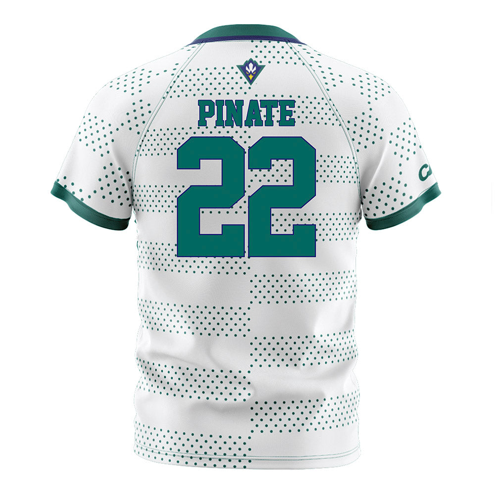 UNC Wilmington - NCAA Men's Soccer : Adrian Pinate - White Soccer Jersey