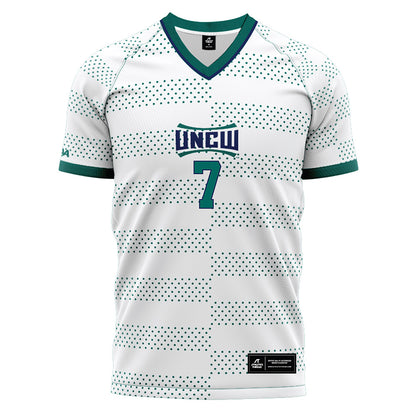 UNC Wilmington - NCAA Men's Soccer : Osei Gyamfi - White Soccer Jersey