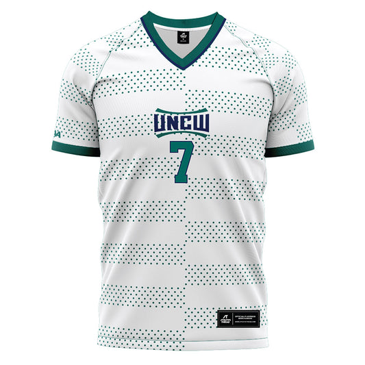 UNC Wilmington - NCAA Men's Soccer : Osei Gyamfi - White Soccer Jersey