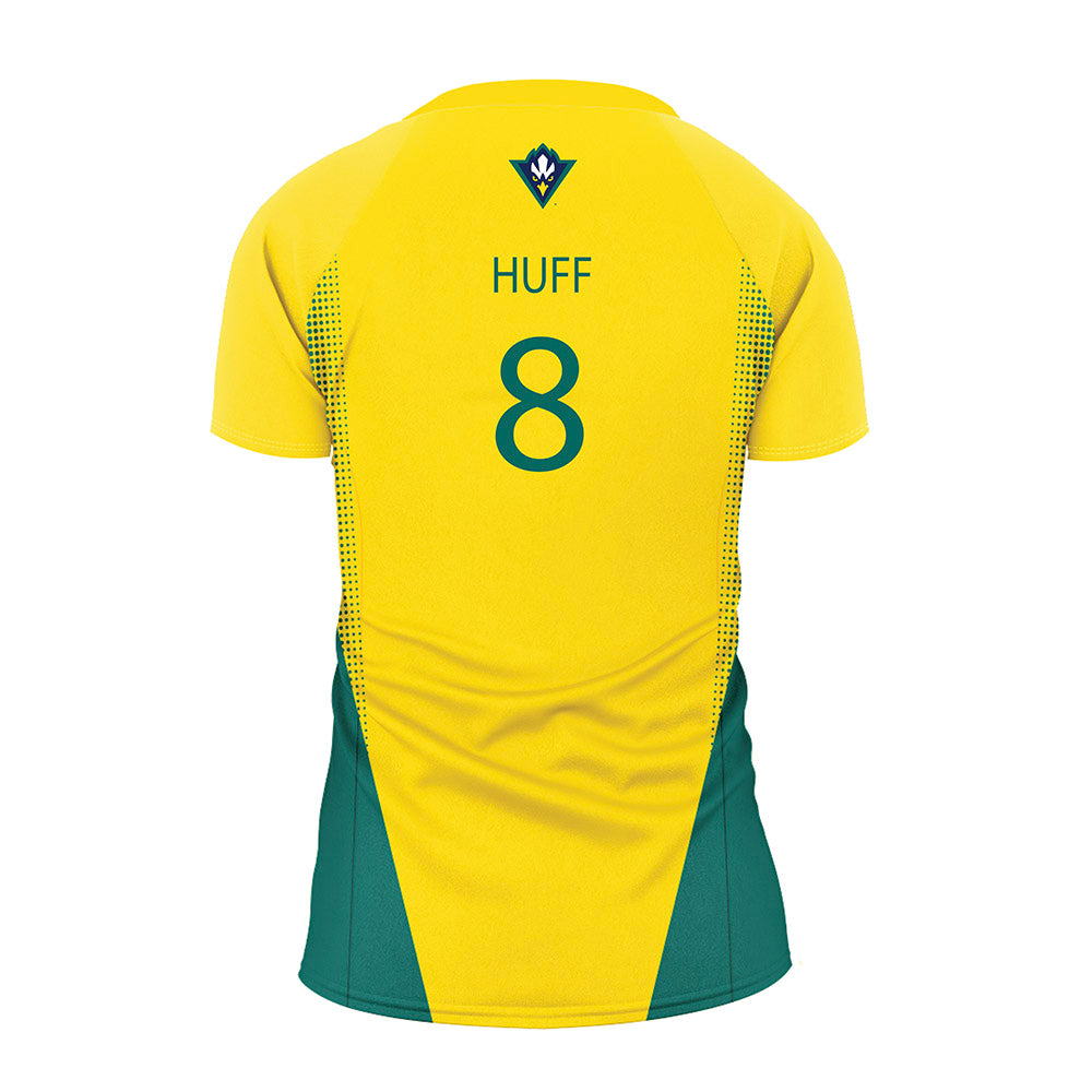 UNC Wilmington - NCAA Women's Volleyball : Margo Huff - Yellow Volleyball Jersey