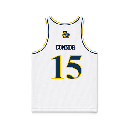 La Salle - NCAA Women's Basketball : Ashleigh Connor - White Basketball Jersey-1