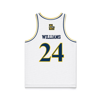 La Salle - NCAA Women's Basketball : Kiara Williams - White Basketball Jersey-1