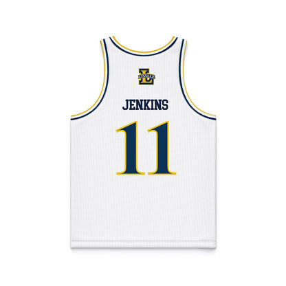 La Salle - NCAA Women's Basketball : Sania Jenkins - White Basketball Jersey-1