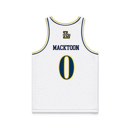 La Salle - NCAA Women's Basketball : aryss macktoon - White Basketball Jersey-1