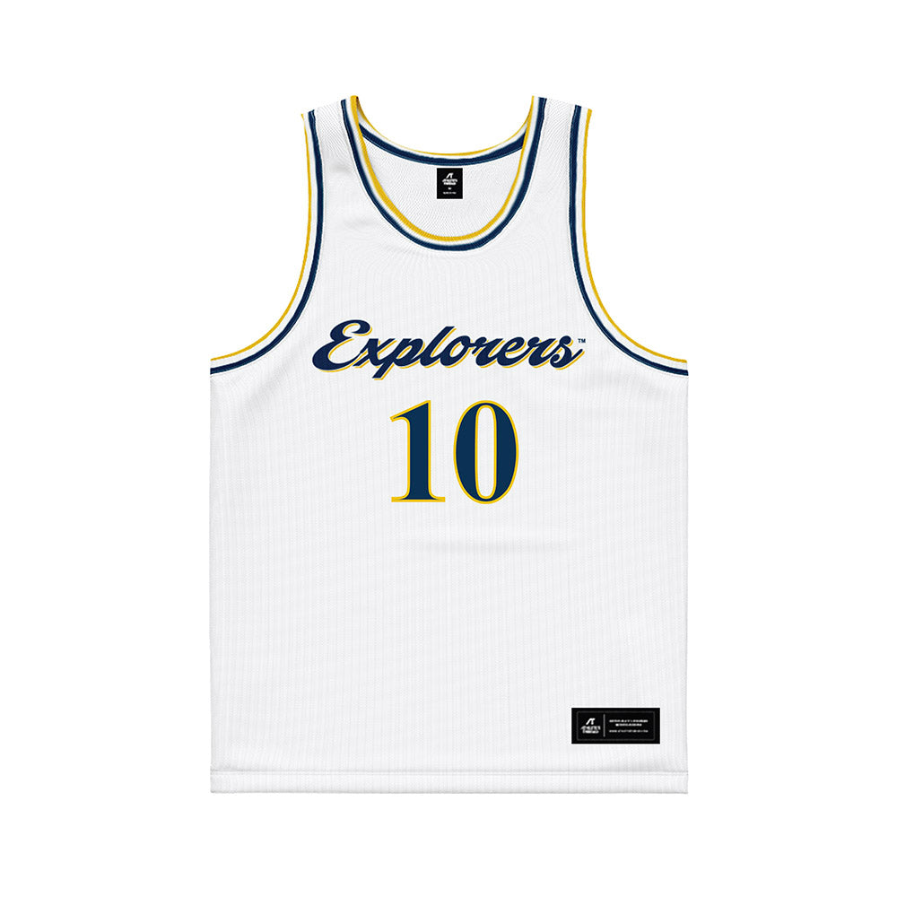 La Salle - NCAA Women's Basketball : Ivona Miljanic - White Basketball Jersey-0