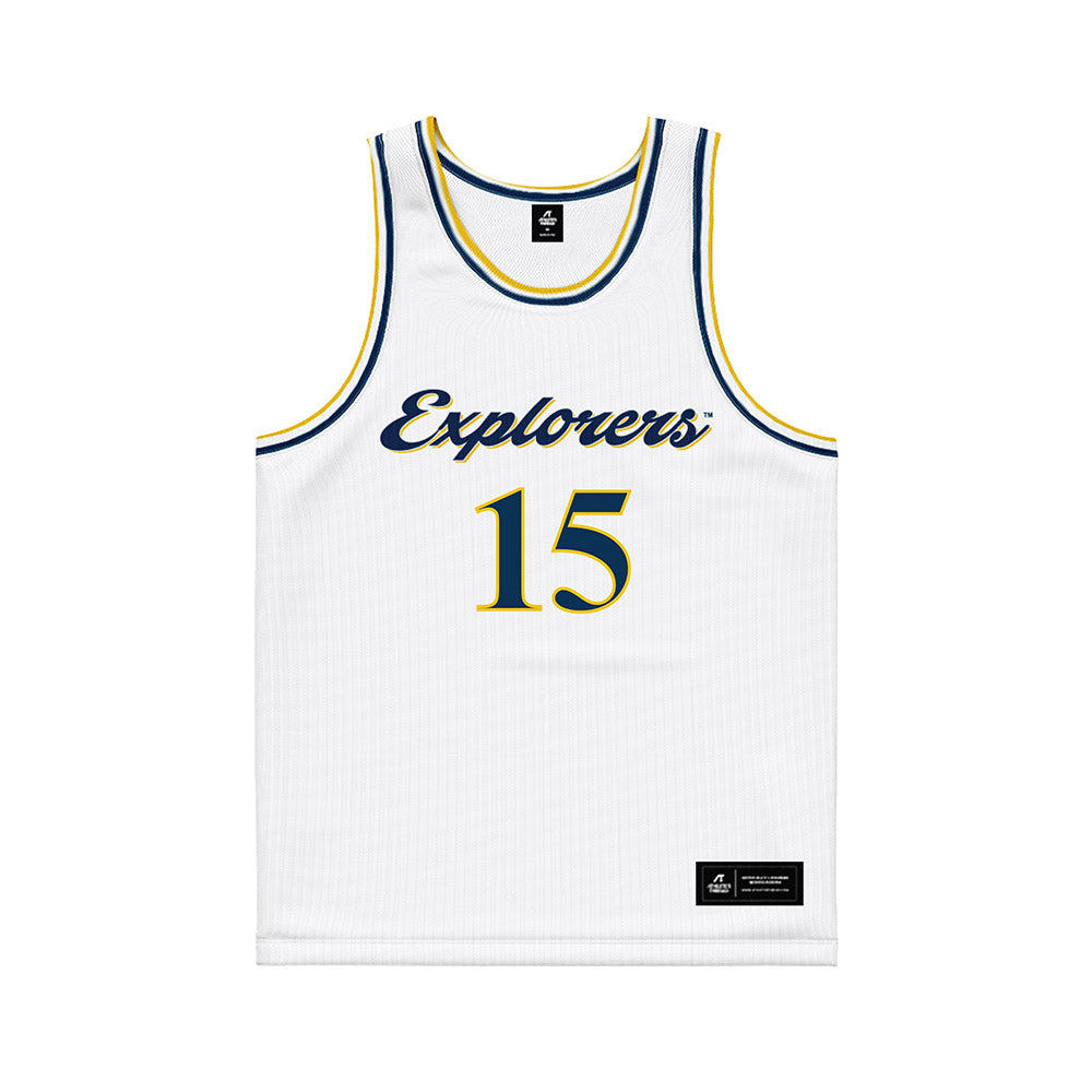 La Salle - NCAA Women's Basketball : Ashleigh Connor - White Basketball Jersey-0