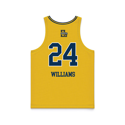 La Salle - NCAA Women's Basketball : Kiara Williams - Gold Basketball Jersey-1
