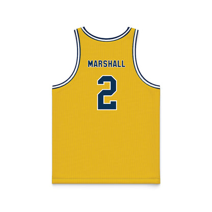 La Salle - NCAA Men's Basketball : Jaeden Marshall - Gold Basketball Jersey-1