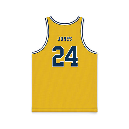 La Salle - NCAA Men's Basketball : Deuce Jones - Gold Basketball Jersey-1