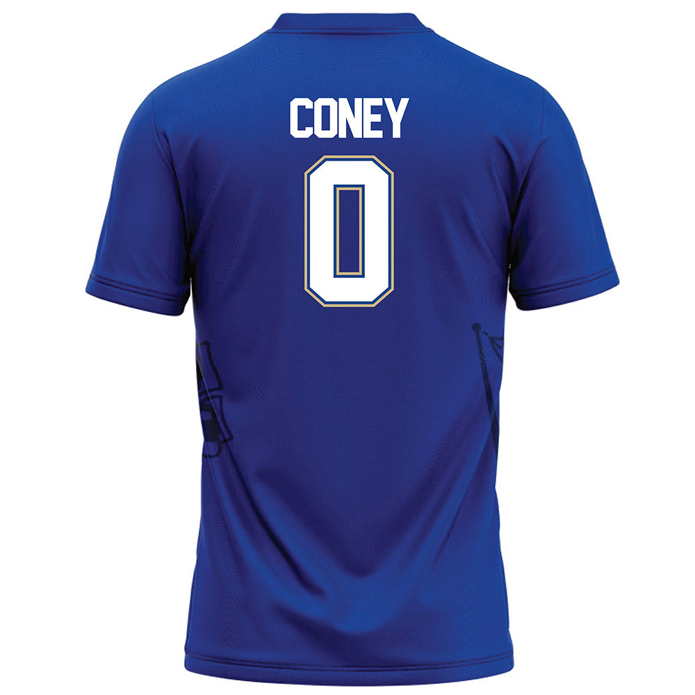 Tulsa - NCAA Football : Ray Coney - Blue Football Jersey-1