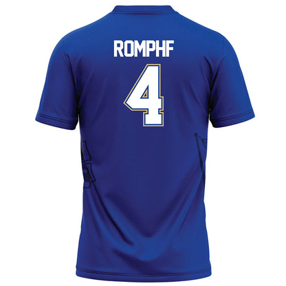 Tulsa - NCAA Football : Anthony Romphf - Blue Football Jersey-1