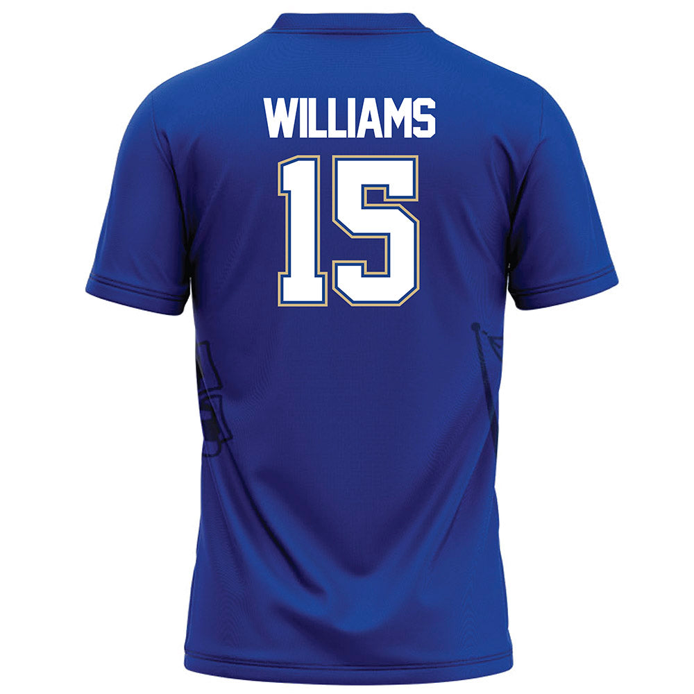 Tulsa - NCAA Football : Ashton Williams - Blue Football Jersey-1