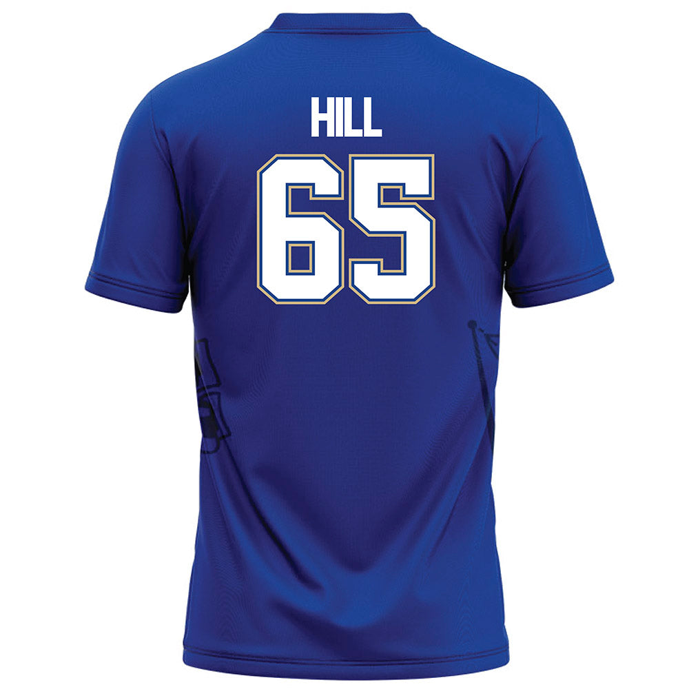Tulsa - NCAA Football : Sean Hill - Blue Football Jersey-1