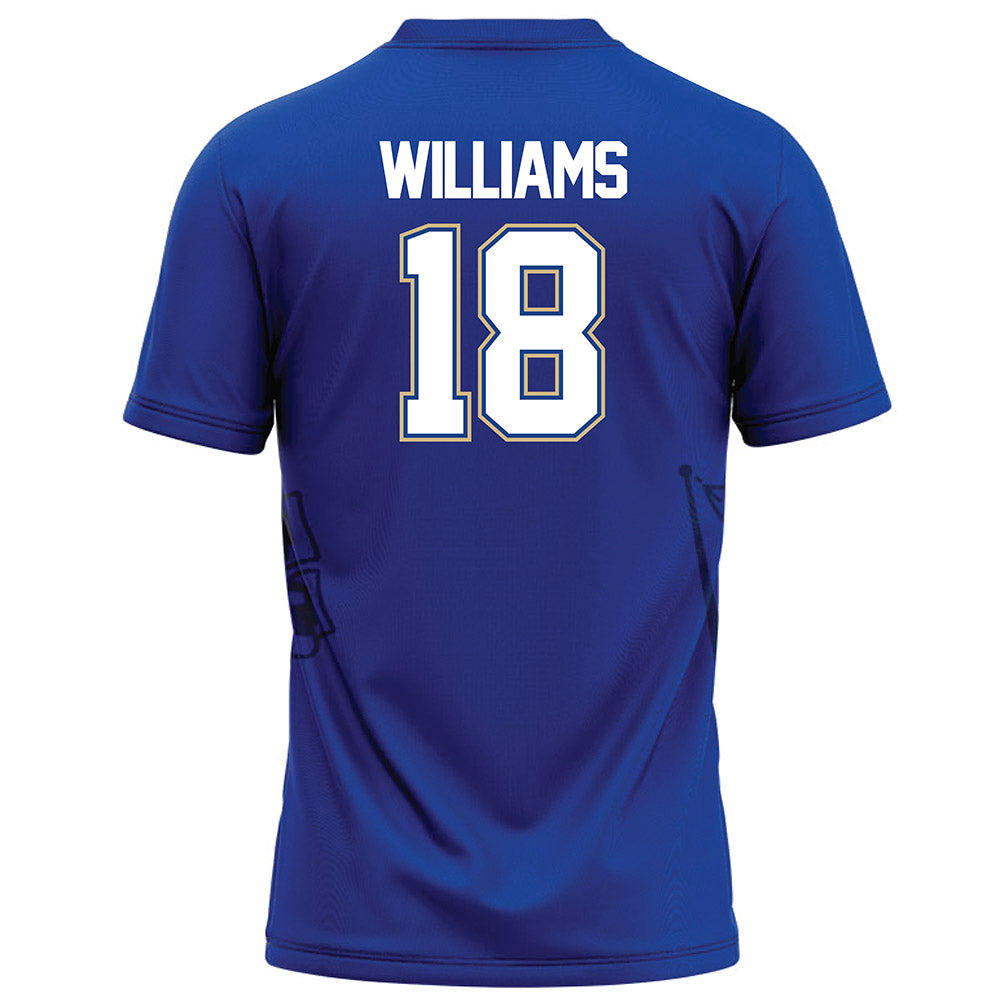 Tulsa - NCAA Football : Zachaun Williams - Blue Football Jersey-1