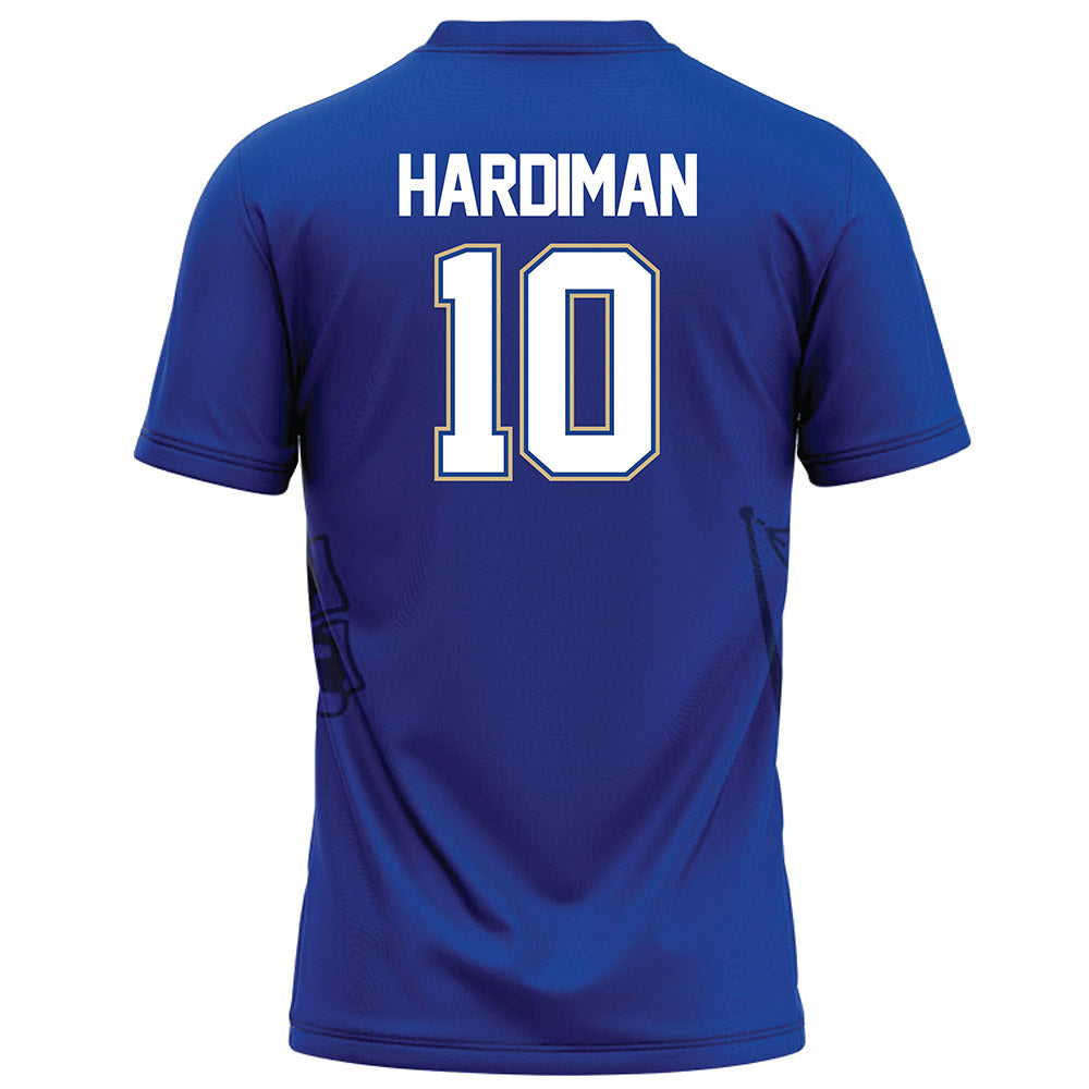 Tulsa - NCAA Football : Tim Hardiman - Blue Football Jersey-1
