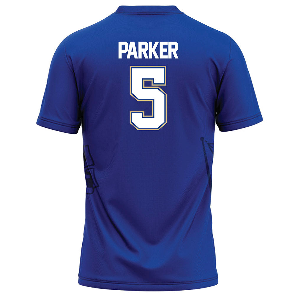 Tulsa - NCAA Football : Keuan Parker - Blue Football Jersey