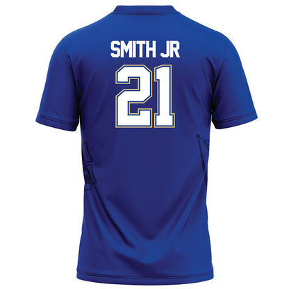 Tulsa - NCAA Football : Lento Smith Jr - Blue Football Jersey-1