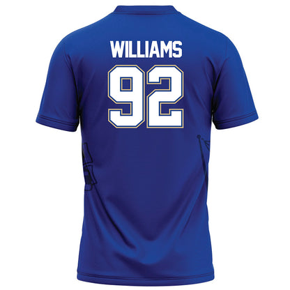 Tulsa - NCAA Football : Amieh Williams - Blue Football Jersey