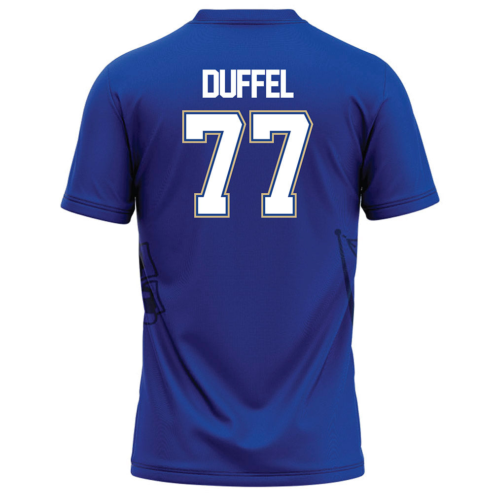 Tulsa - NCAA Football : Brody Duffel - Blue Football Jersey