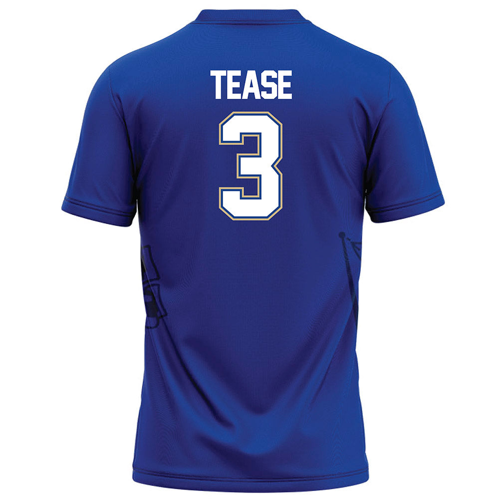 Tulsa - NCAA Football : Micah Tease - Blue Football Jersey-1