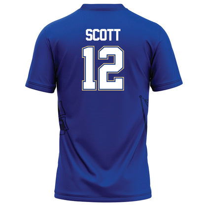 Tulsa - NCAA Football : Dedaunte Scott - Blue Football Jersey-1