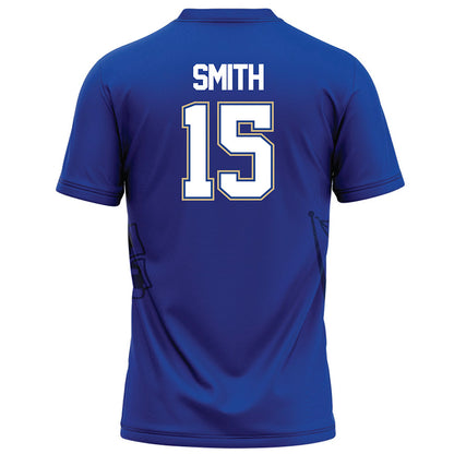 Tulsa - NCAA Football : Joshua Smith - Blue Football Jersey-1