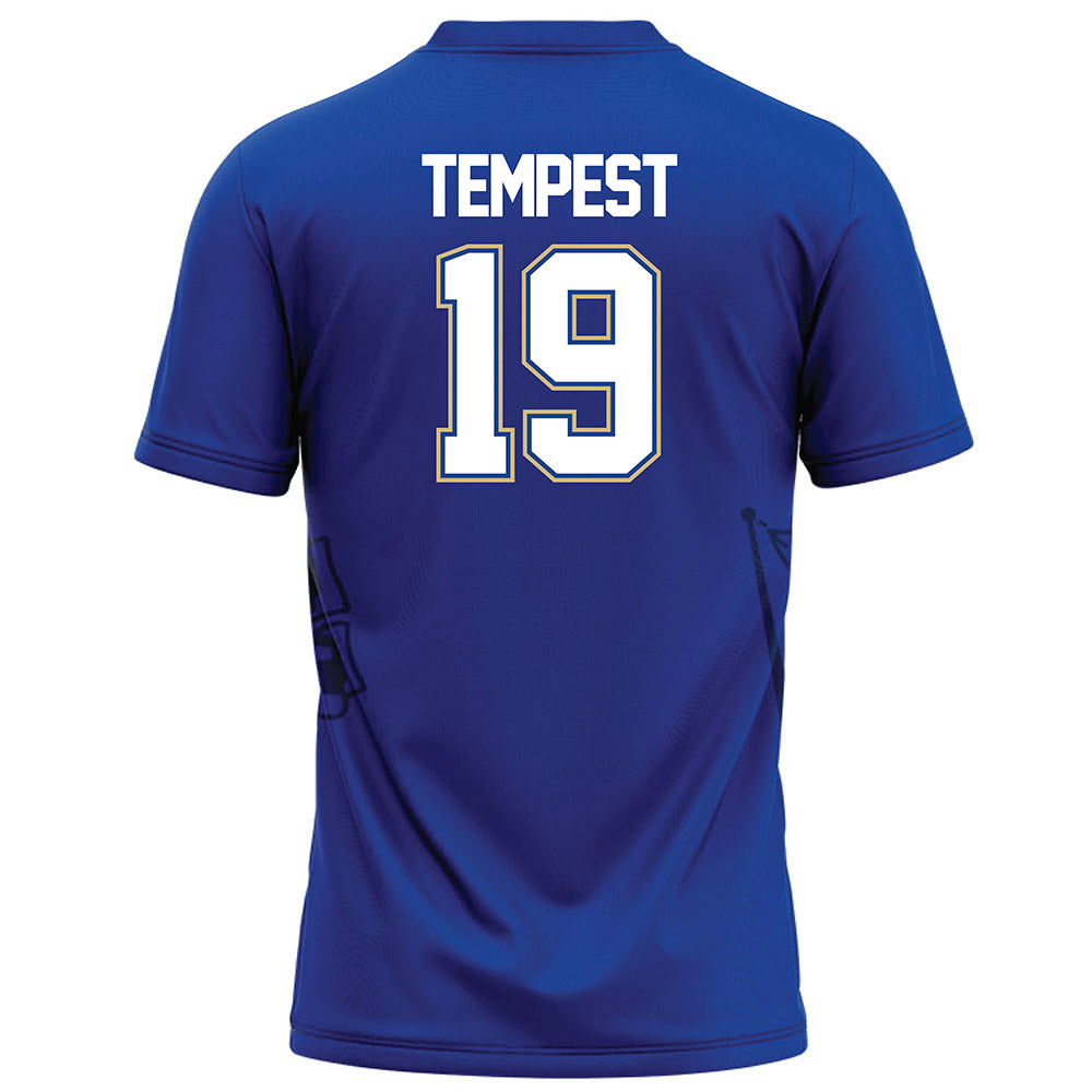 Tulsa - NCAA Football : Grayson Tempest - Blue Football Jersey