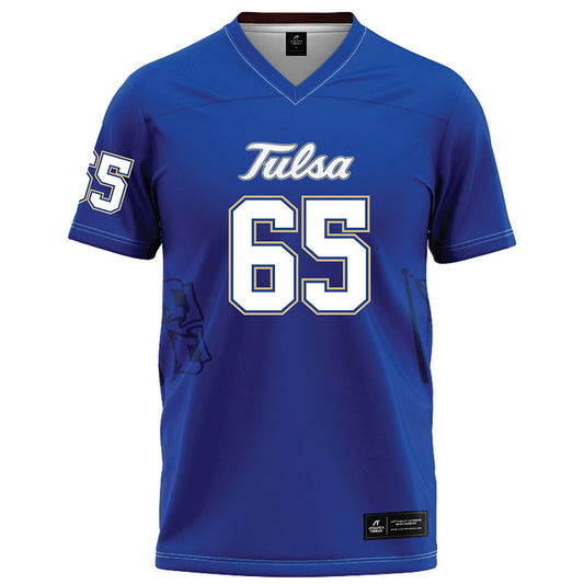 Tulsa - NCAA Football : Sean Hill - Blue Football Jersey-0