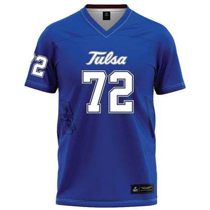 Tulsa - NCAA Football : Tai Newhouse - Blue Football Jersey-0