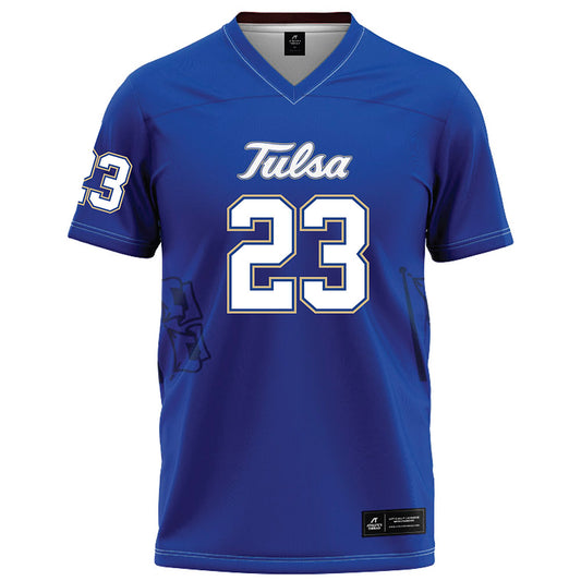 Tulsa - NCAA Football : Jace Williams - Blue Football Jersey-0