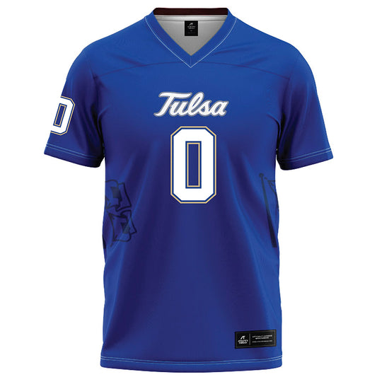Tulsa - NCAA Football : Ray Coney - Blue Football Jersey-0