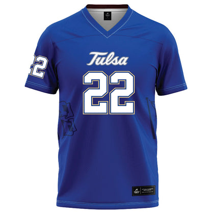 Tulsa - NCAA Football : Chris Thompson Jr - Blue Football Jersey