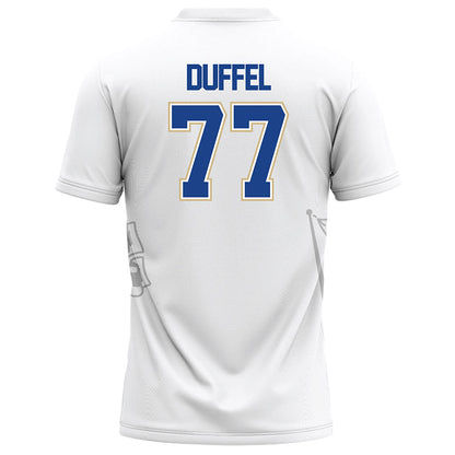 Tulsa - NCAA Football : Brody Duffel - White Football Jersey