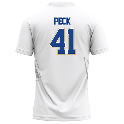 Tulsa - NCAA Football : Camden Peck - White Football Jersey