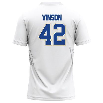 Tulsa - NCAA Football : Ty Vinson - White Football Jersey