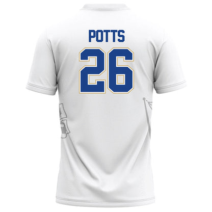 Tulsa - NCAA Football : Elijah Potts - White Football Jersey-1