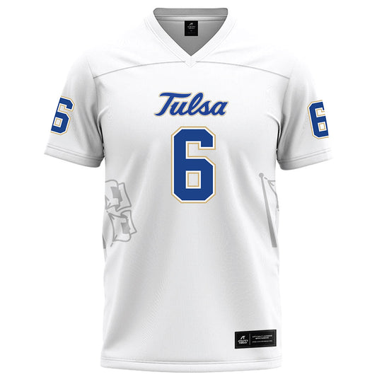 Tulsa - NCAA Football : Chris Thompson Jr - White Football Jersey-0