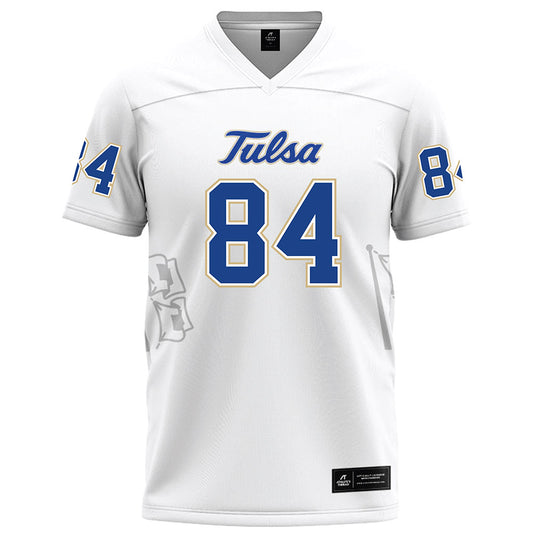 Tulsa - NCAA Football : Jewlyen Roberts - White Football Jersey