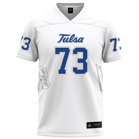 Tulsa - NCAA Football : Cam East - White Football Jersey-0