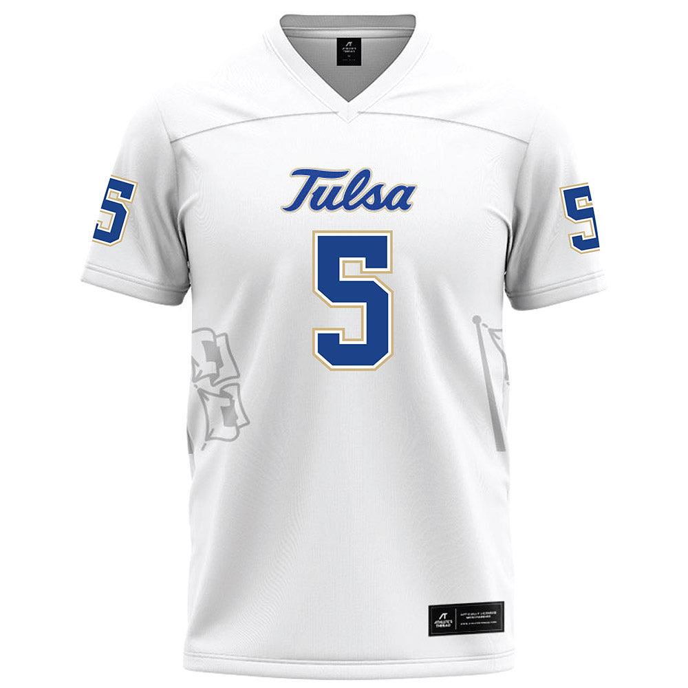 Tulsa - NCAA Football : Keuan Parker - White Football Jersey