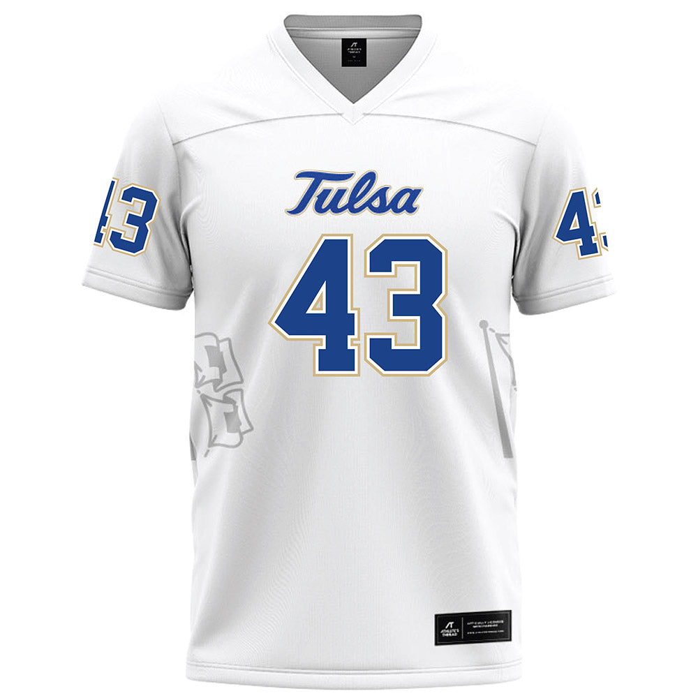 Tulsa - NCAA Football : Bryson Rouse - White Football Jersey