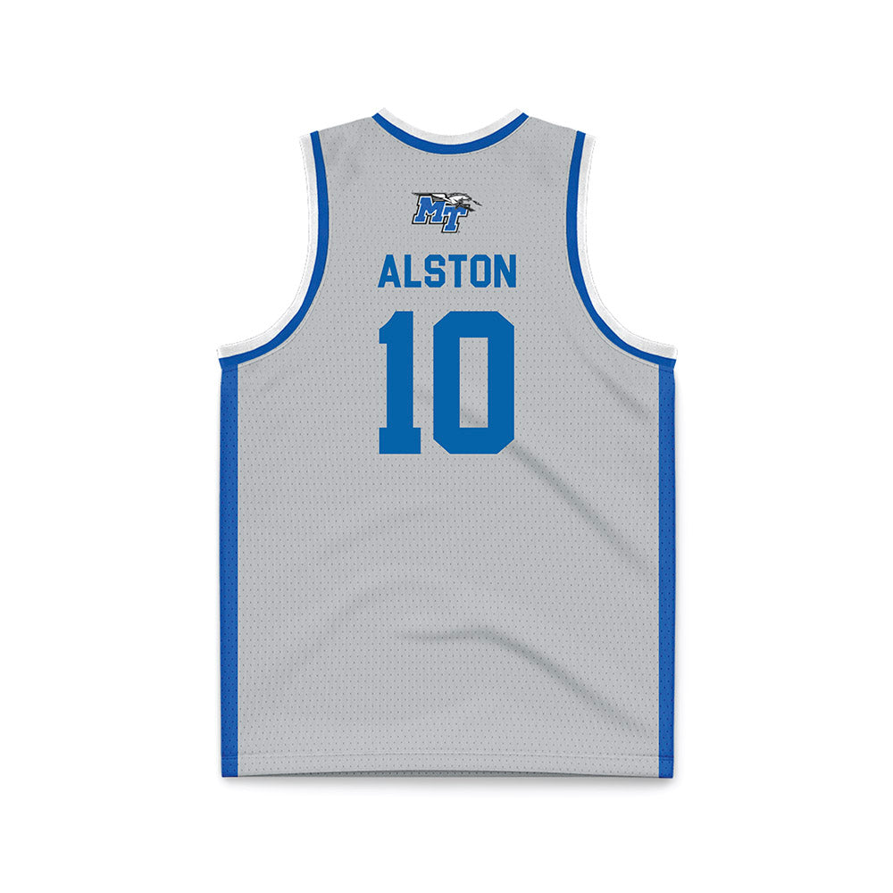 MTSU - NCAA Men's Basketball : Torey Alston - Basketball Jersey