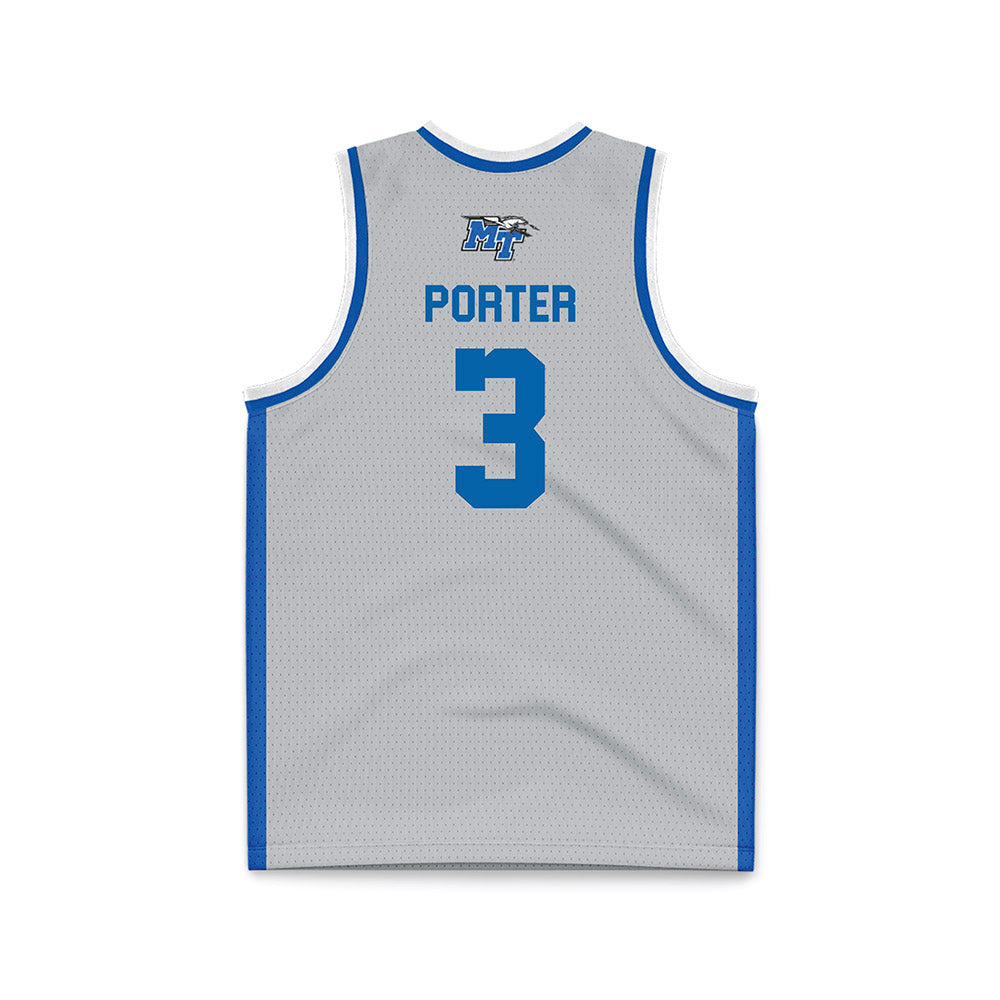 MTSU - NCAA Men's Basketball : Jestin Porter - Basketball Jersey