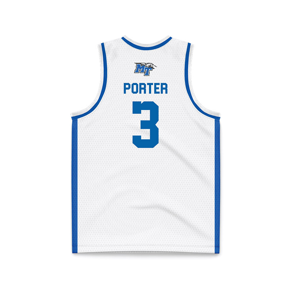 MTSU - NCAA Men's Basketball : Jestin Porter - Basketball Jersey