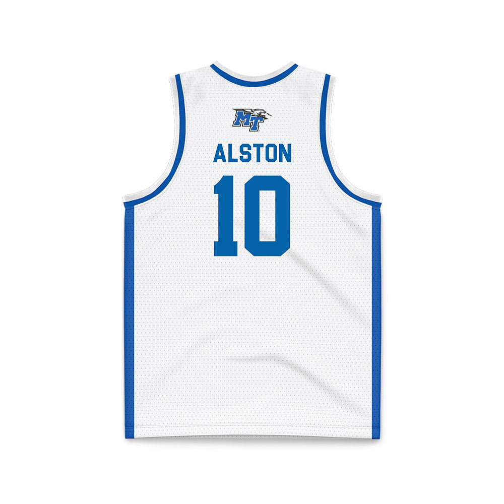 MTSU - NCAA Men's Basketball : Torey Alston - Basketball Jersey