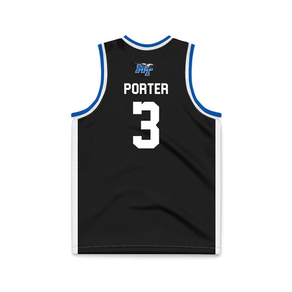 MTSU - NCAA Men's Basketball : Jestin Porter - Basketball Jersey