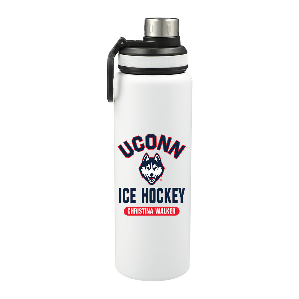 UConn - NCAA Women's Ice Hockey : Christina Walker - 32oz Stainless Steel Bottle