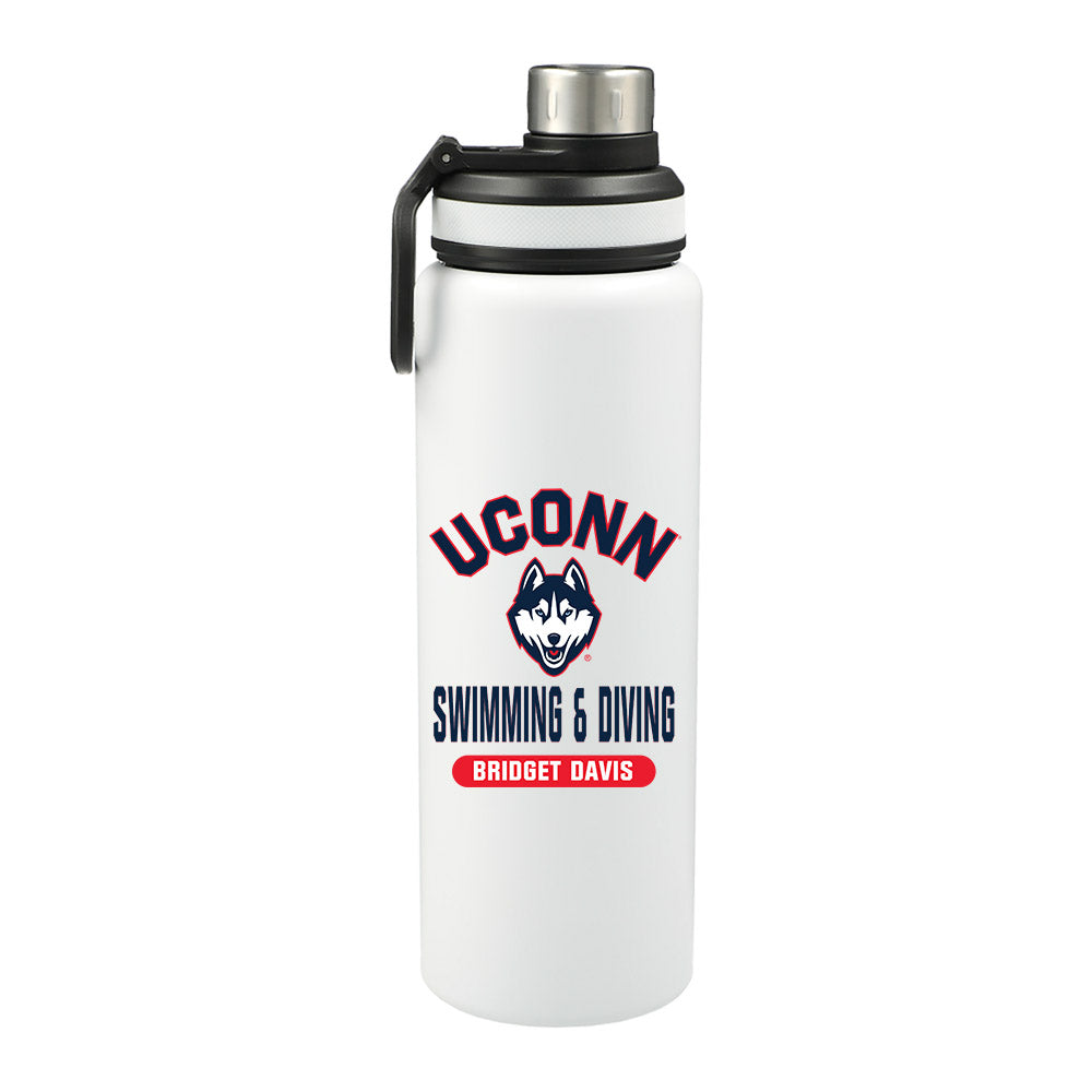 UConn - NCAA Women's Swimming & Diving : Bridget Davis - 32oz Stainless Steel Bottle